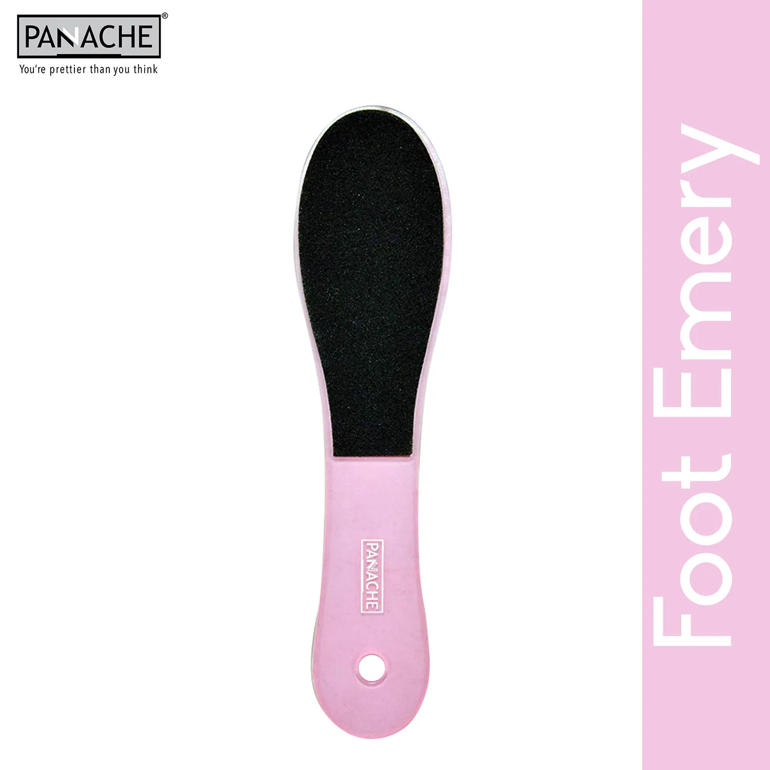 Panache Foot Emery Paddle Dual Sided - Transparent Pink