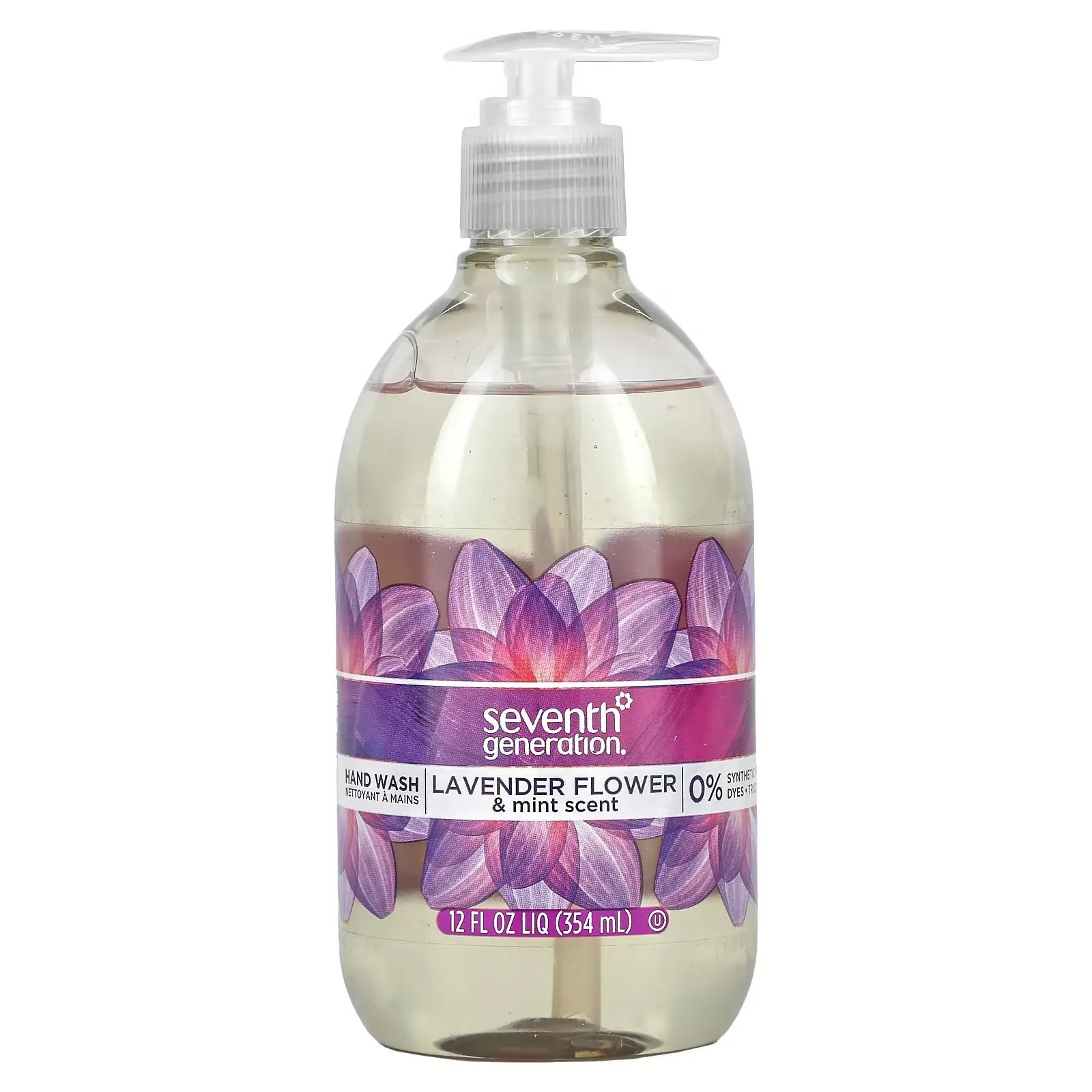 Hand Wash, Lavender Flower & Mint, 12 fl oz (354 ml)