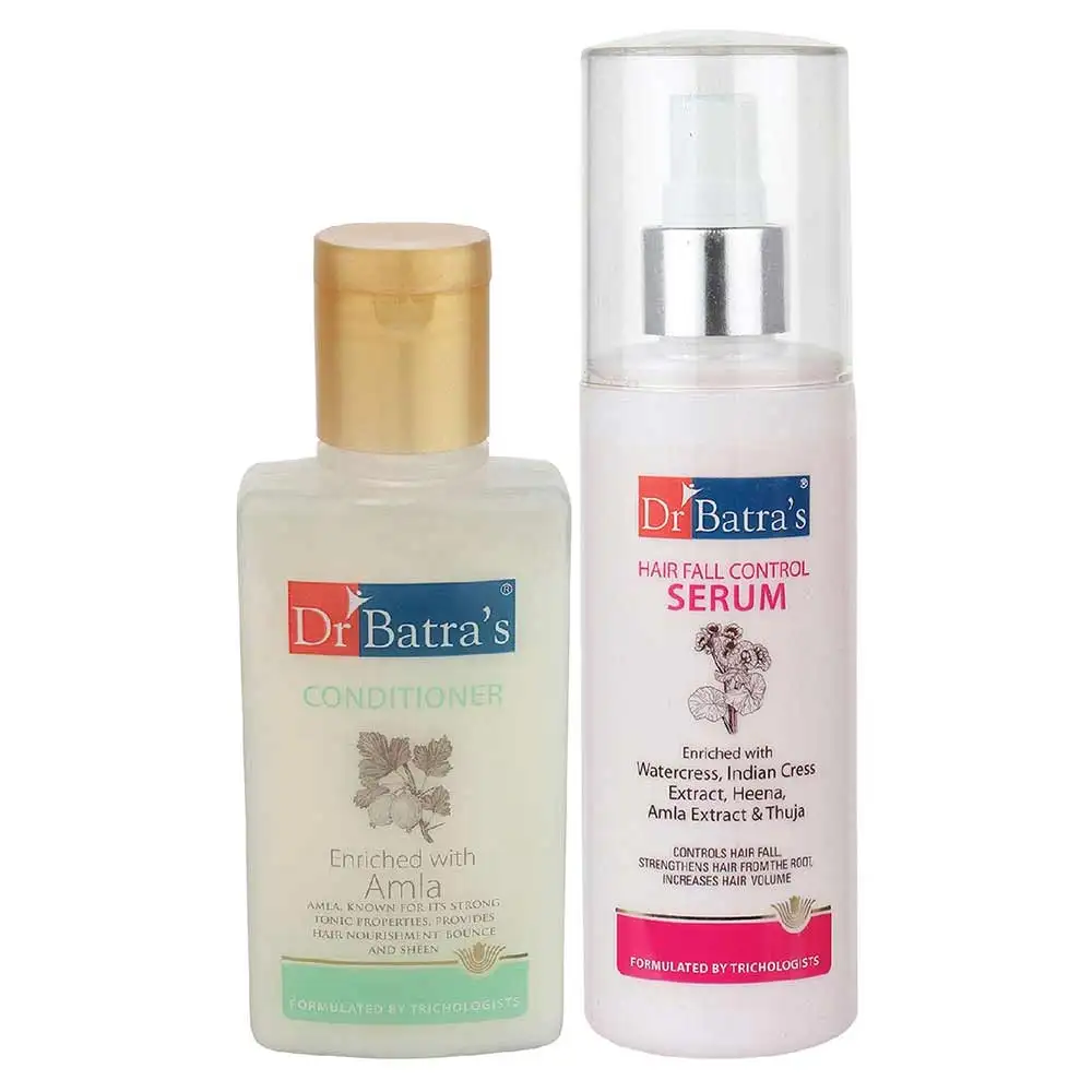 Dr Batra's Hair Fall Control Serum -125 ml & Conditioner - 100 ml Combo,  2 Piece(s)/Pack  Hair Fall Control