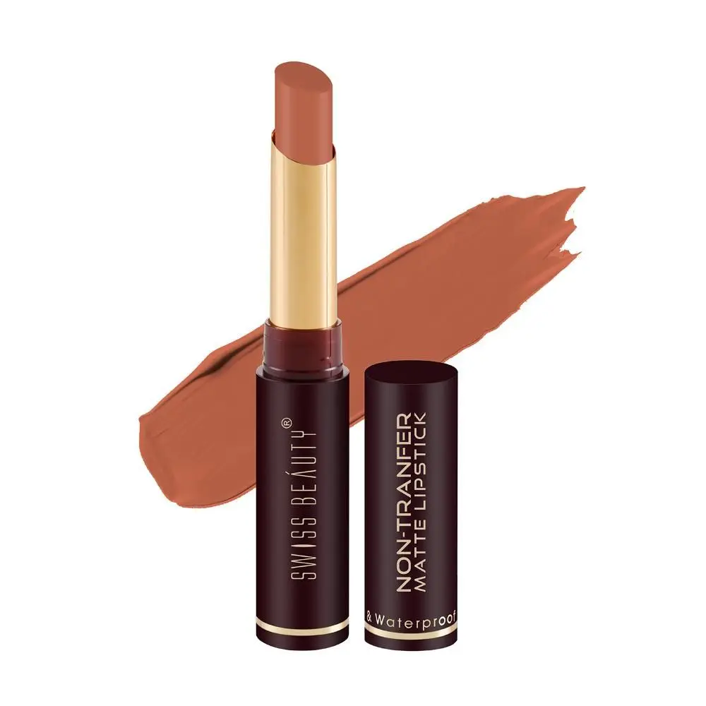 Swiss beauty Non-Transfer Matte Lipstick 25 Choco Kiss 2 gm