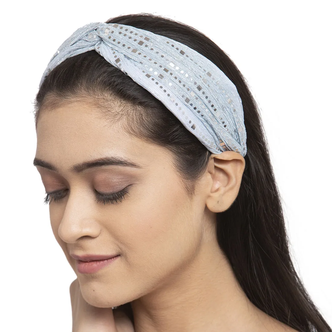 Ferosh Blue Lace Shimmer Hairband