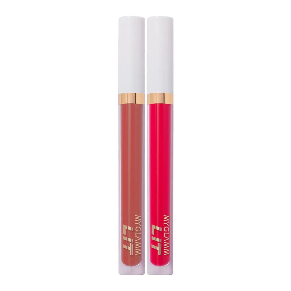 Myglamm Lit Liquid Matte Lipstick - Lovebomb & Swinger Pack of 2