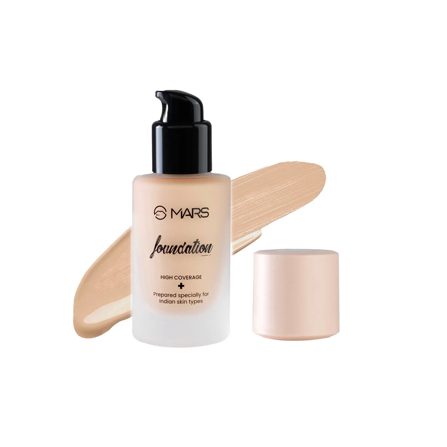 MARS Foundation with High Coverage, Blemish Free & Blendable Liquid Formula - 06 | 40ml