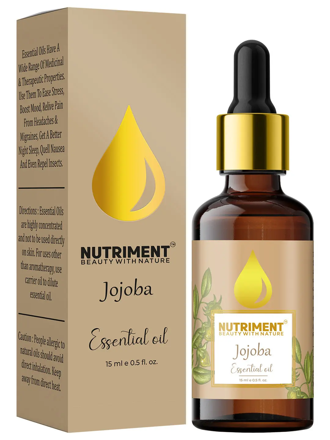 Nutriment Jojoba Essential Oil, 15ml