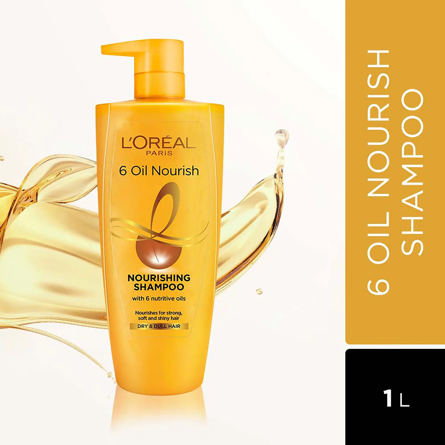 L'Oreal Paris 6 Oil Nourish Shampoo (1000 ml)