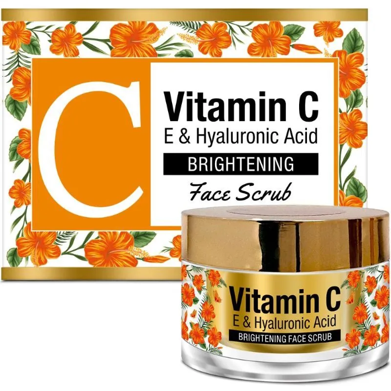 St.Botanica Vitamin C, E & Hyaluronic Acid Brightening Face Scrub