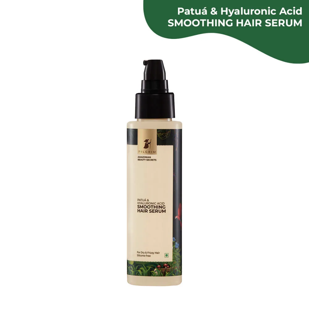 Pilgrim Patua & Hyaluronic Acid Smoothing Hair Serum for Dry & Frizzy Hair