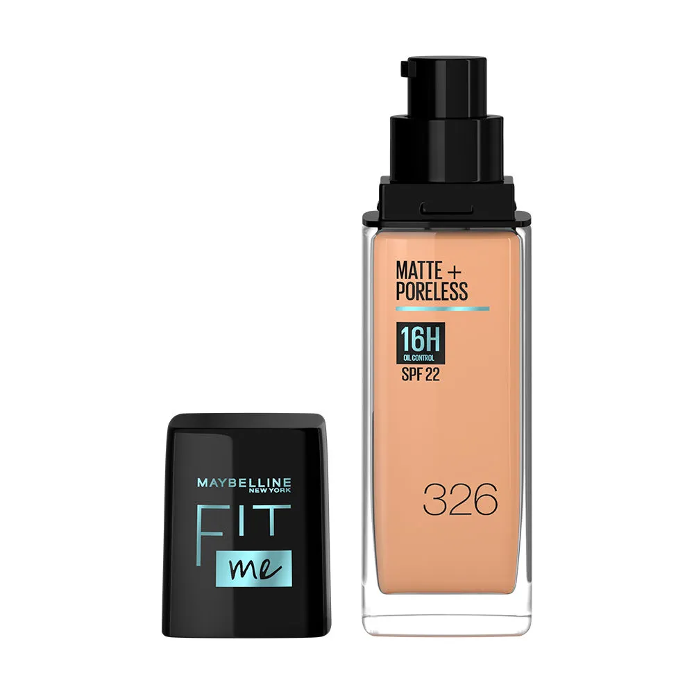 Maybelline New York Fit Me Matte+poreless Liquid Foundation 16H Oil Control SPF 22 - 326 Warm Tan