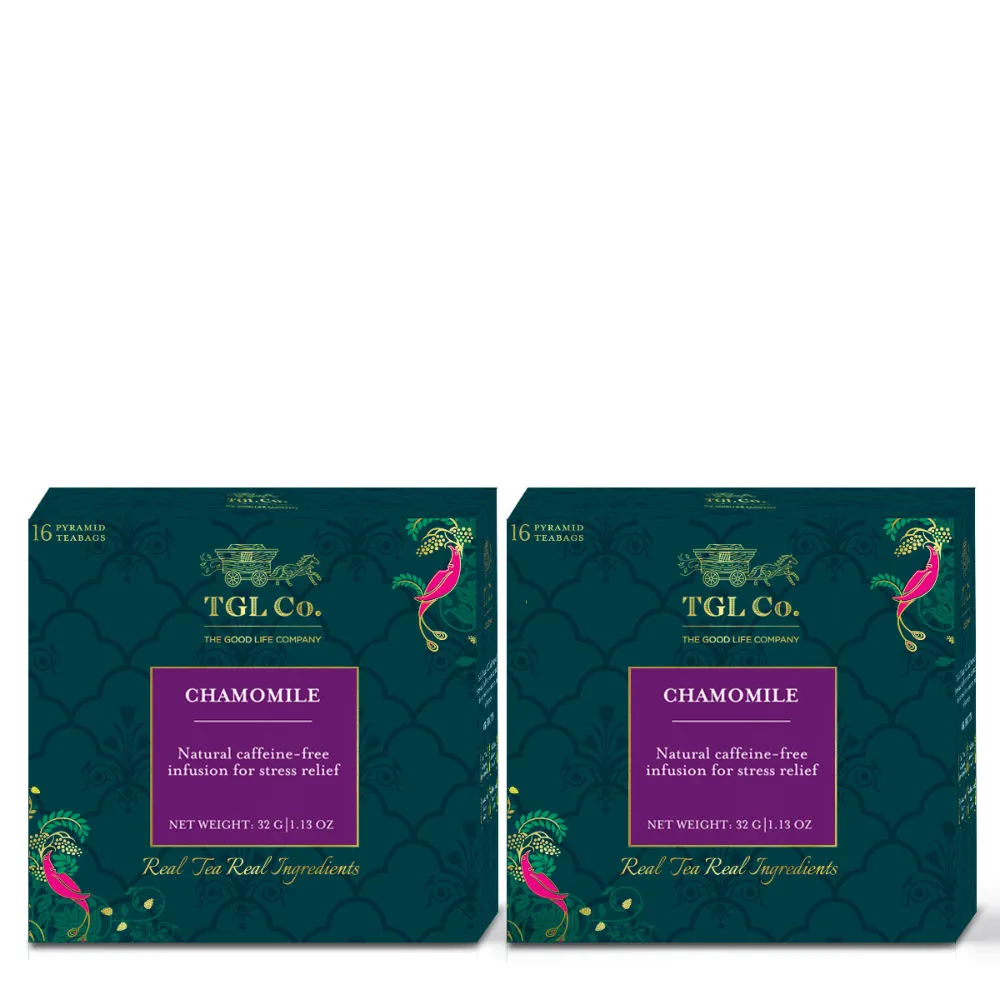 TGL Co. Chamomile Tea Bags - Pack Of 2