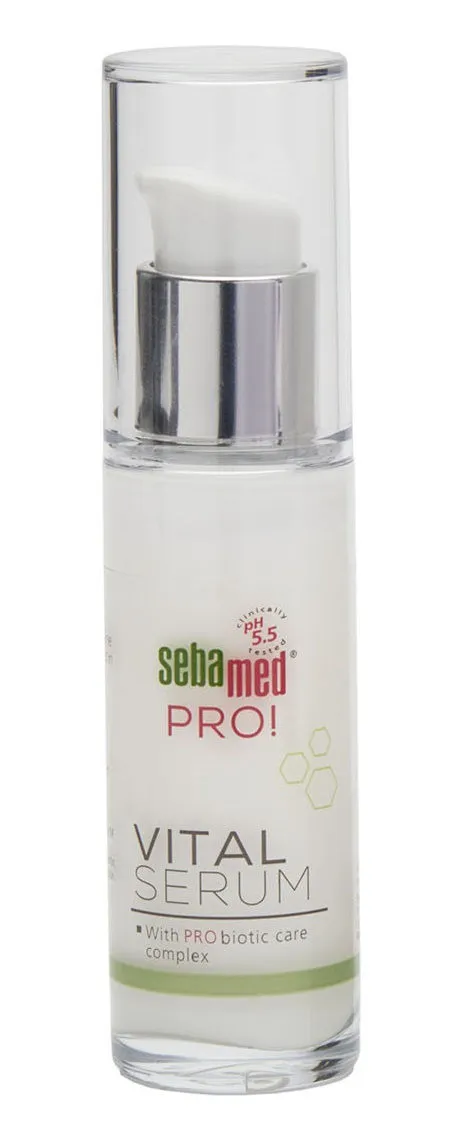 Sebamed Pro Vital Serum, With Probiotic Care Comple, Reduce Fine Wrinkles, Cellpulse NC04 & Coffee