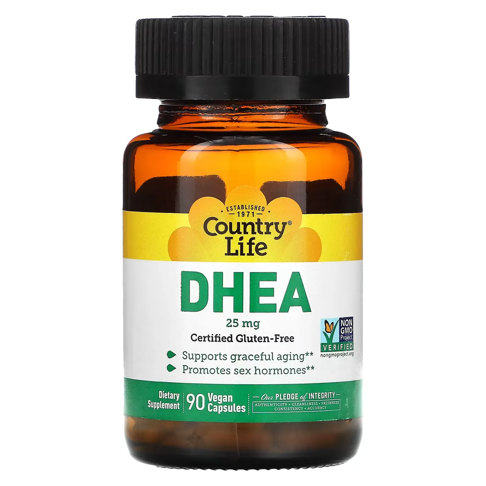 DHEA, 25 mg, 90 Vegan Capsules