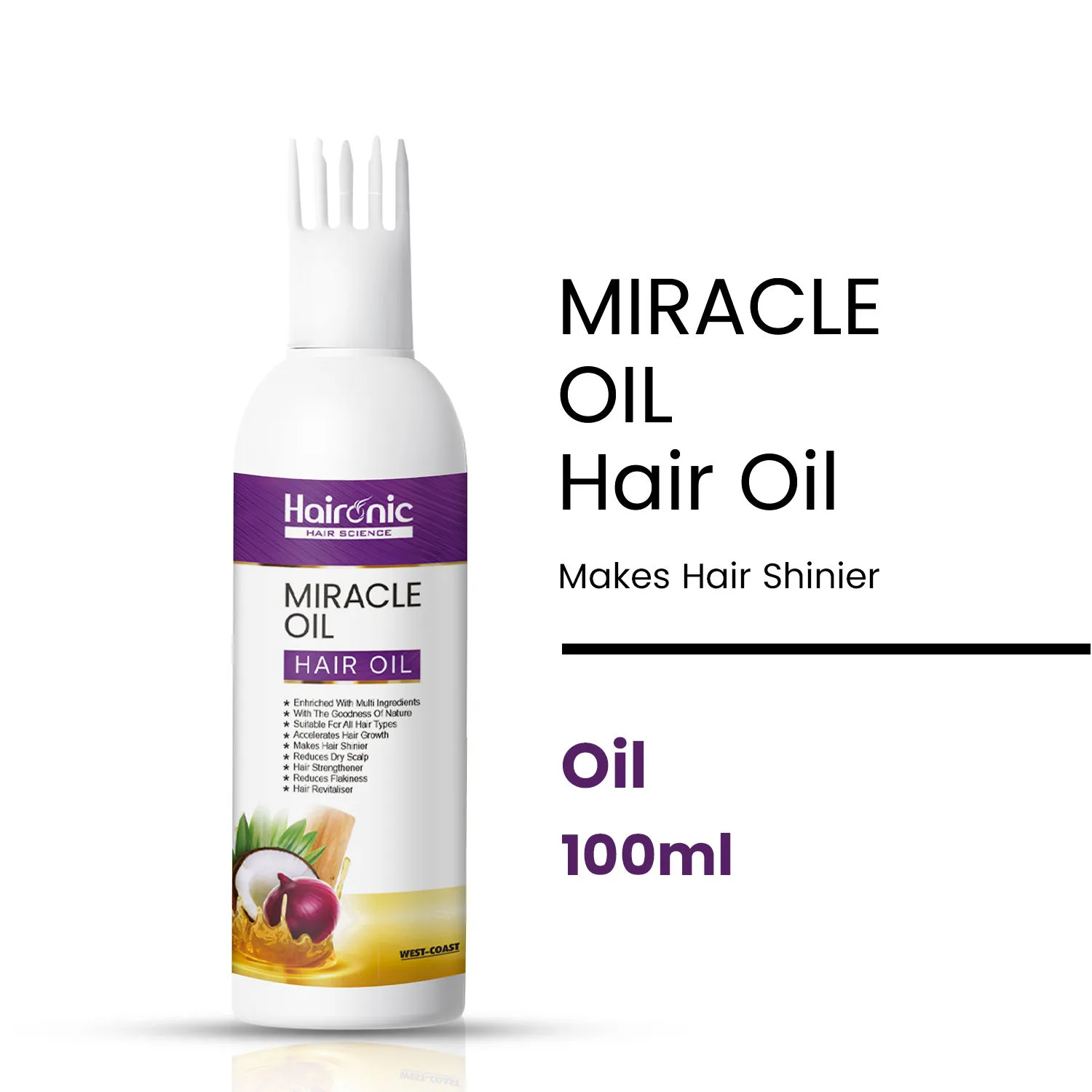 Haironic Hair Science Miracle Hair Oil Enriched With Multi Ingredients