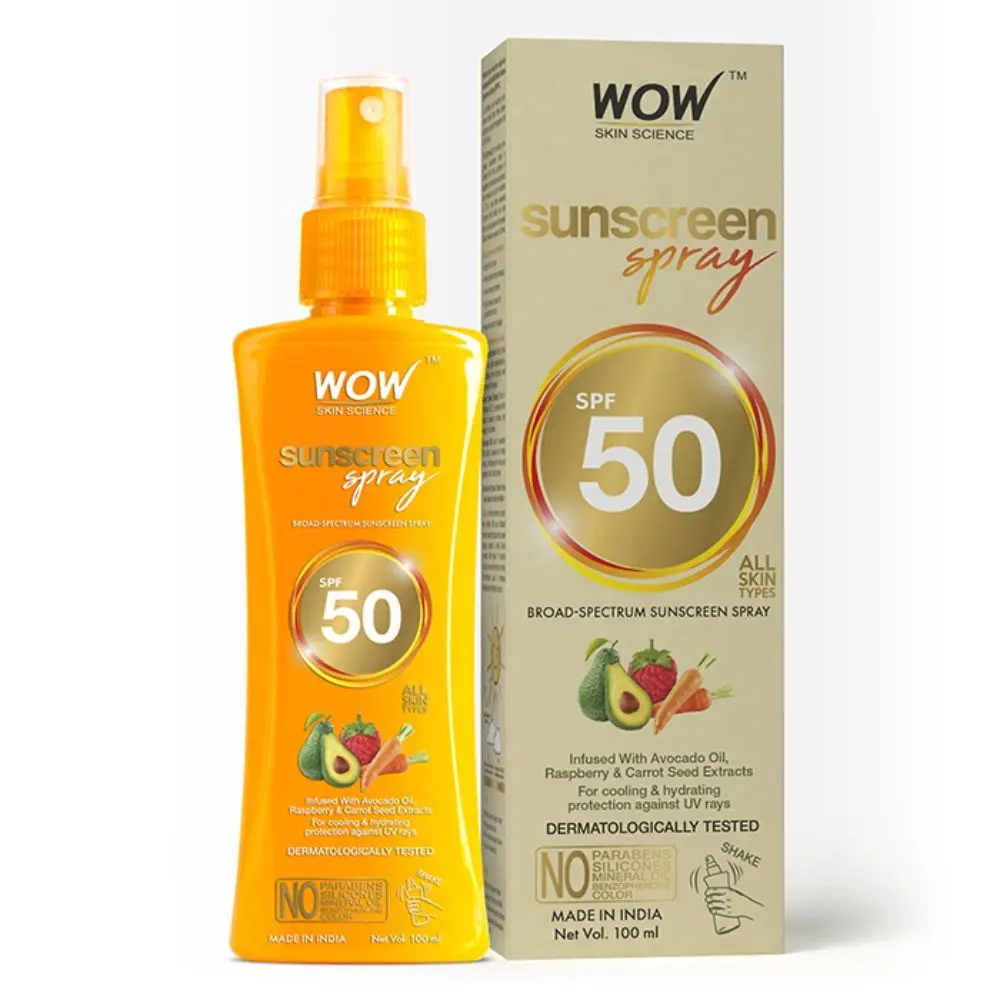 WOW Skin Science UV Broad-Spectrum Sunscreen Spray SPF 50 (100 ml)