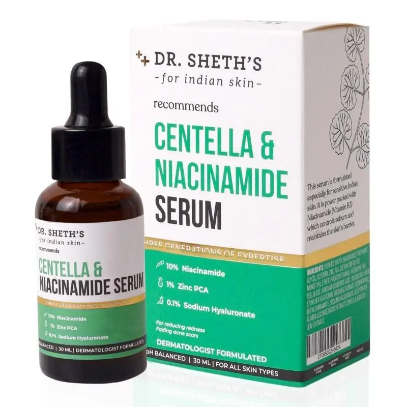 Dr Sheth’s Centella and Niacinamide Serum