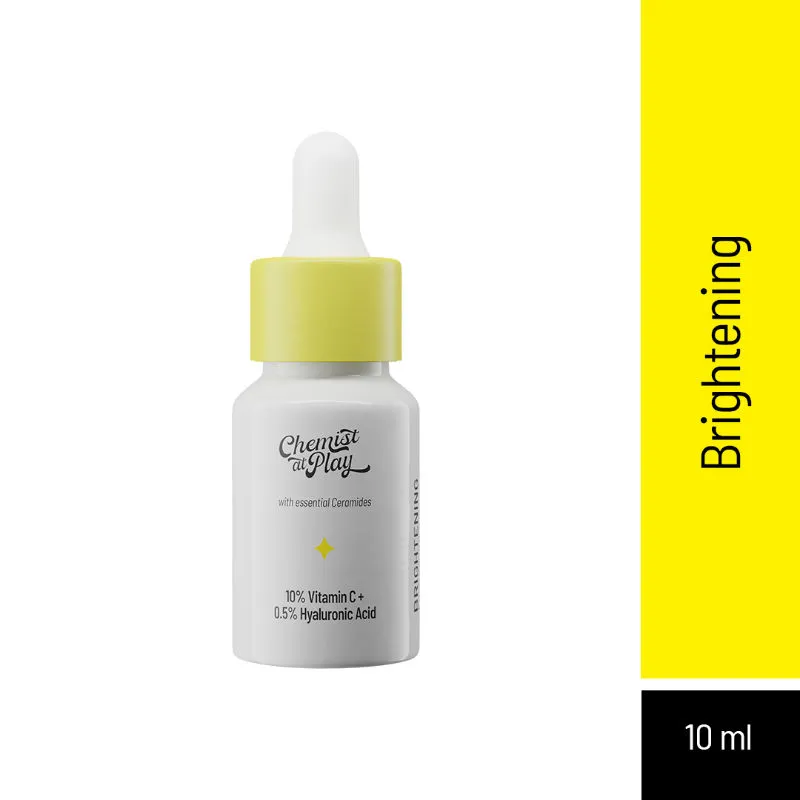 Chemist At Play 10% Vitamin C Advanced Brightening Face Serum For Bright- Glowing & Even Toned Skin