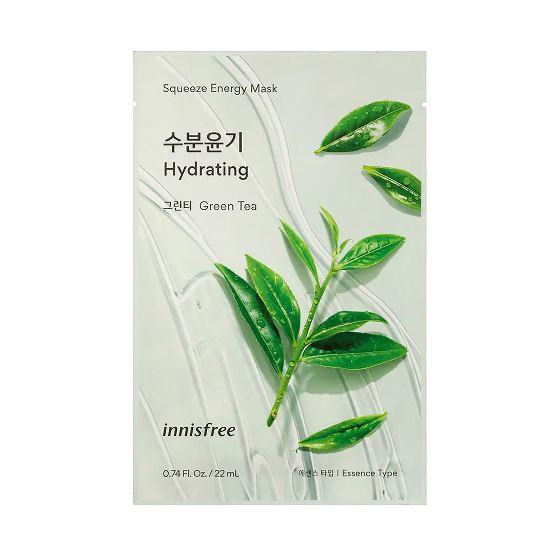 Innisfree Squeeze Energy Sheet Mask - Green Tea