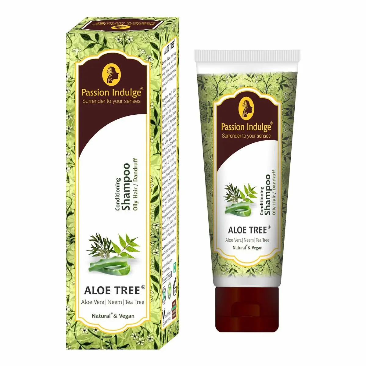 Passion Indulge Aloe Tree Conditioning Shampoo For Anti-Dandruff, oily hair and softening and nourishing of hair.