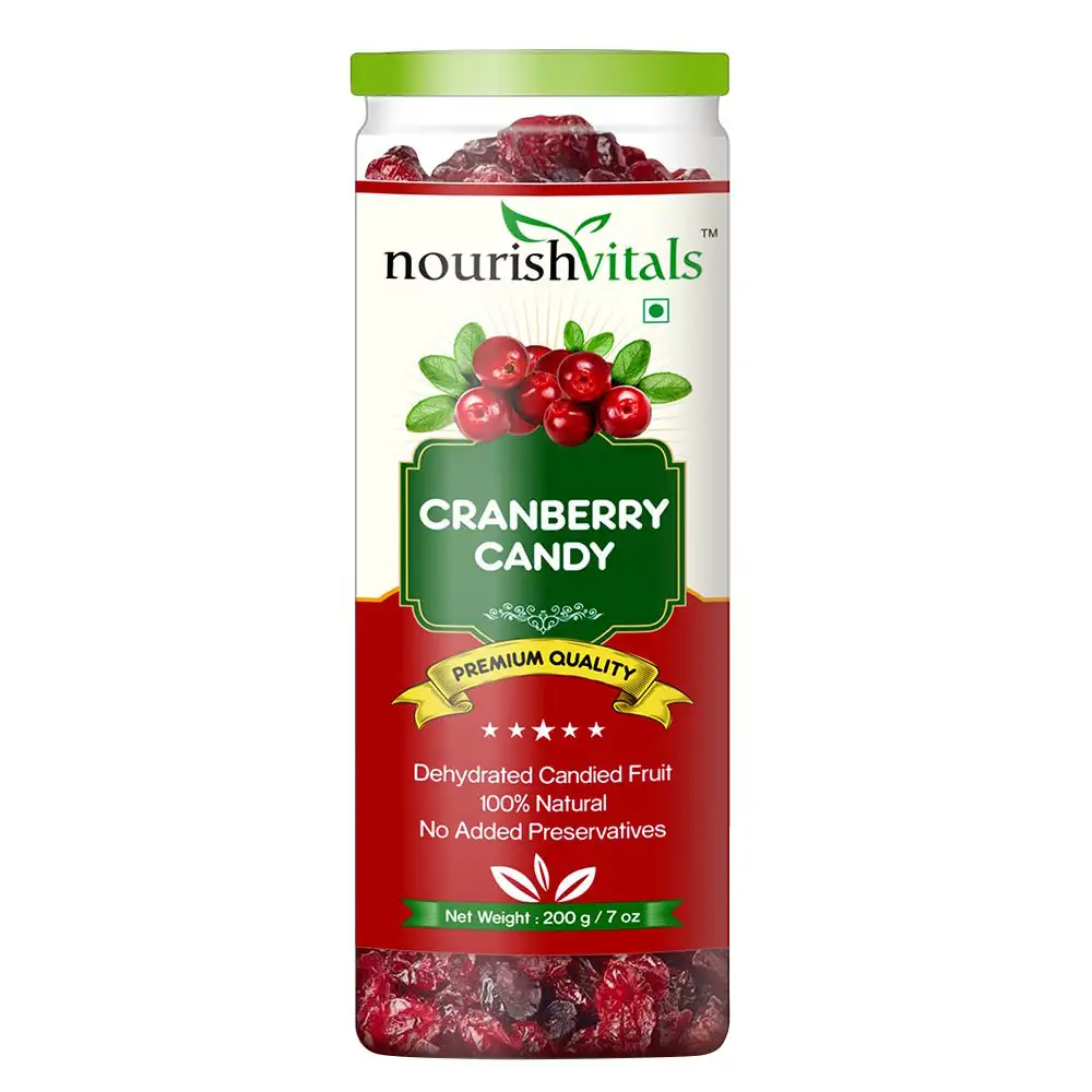 NourishVitals Cranberry Candy,  Cranberry  0.200 kg