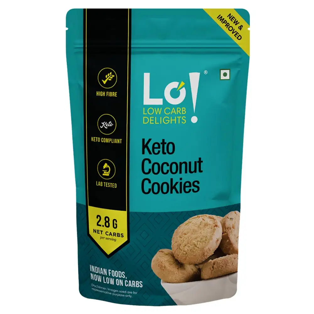 Lo! Foods Keto Cookie,  Coconut  200 g