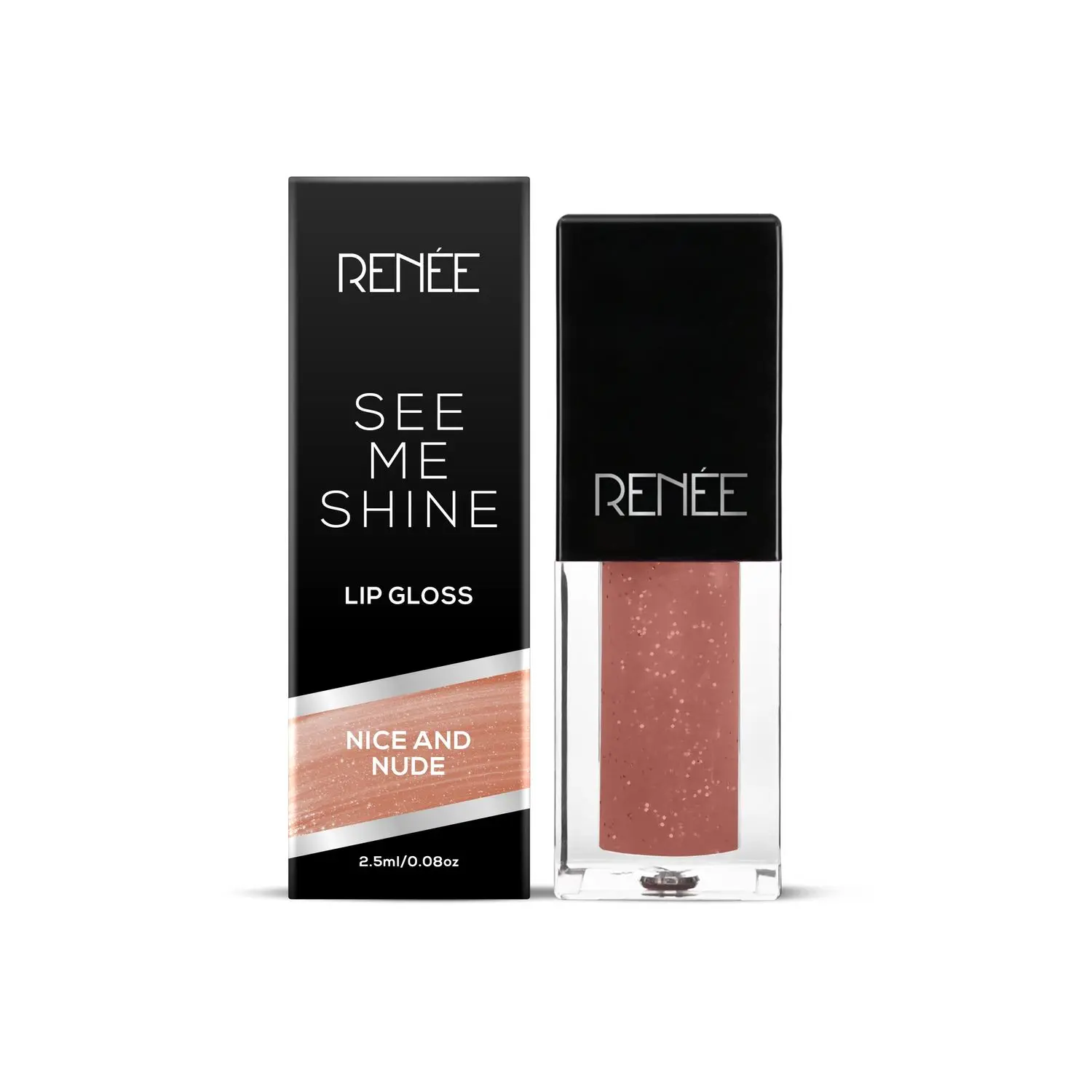 RENEE See Me Shine Lip Gloss Nice And Nude, 2.5ml