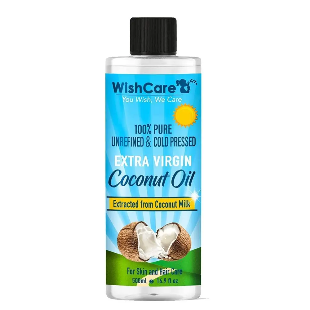 WishCare Cold Pressed Extra-Virgin Coconut Oil (500 ml)