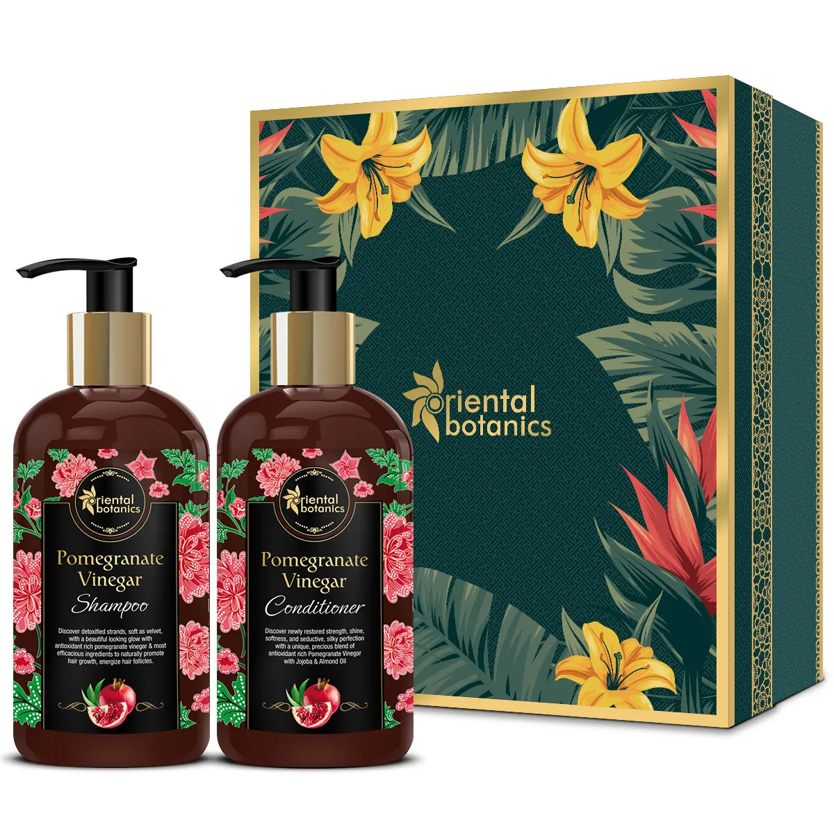 Oriental Botanics Pomegranate Vinegar Shampoo + Pomegranate Vinegar Conditioner