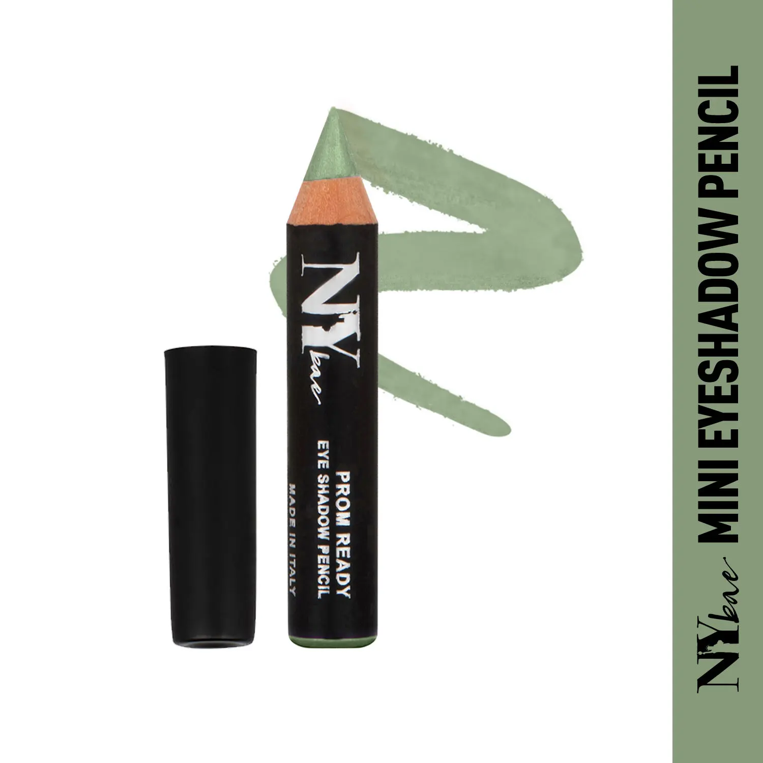 NY Bae Prom Ready - Fit and Flare 12 (1.5 g) | Mini Eyeshadow Pencil | Green | Glitter Finish | Enriched With Coconut Oil | Highly Pigmented | Lightweight | Lasts Upto 8 Hours | Easily Blendable | Cruelty Free