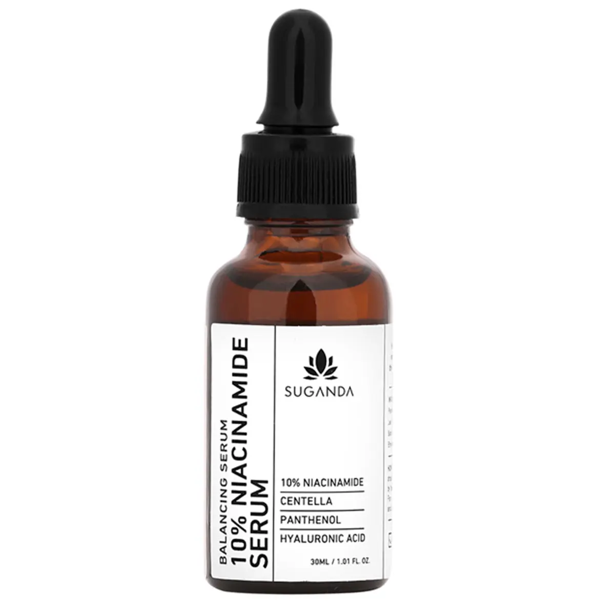 Suganda 10% Niacinamide Face Serum for Glowing & Hydrating Skin, Reduces Acne, Acne Marks & Blemishes, Oil Balancing (30ml)