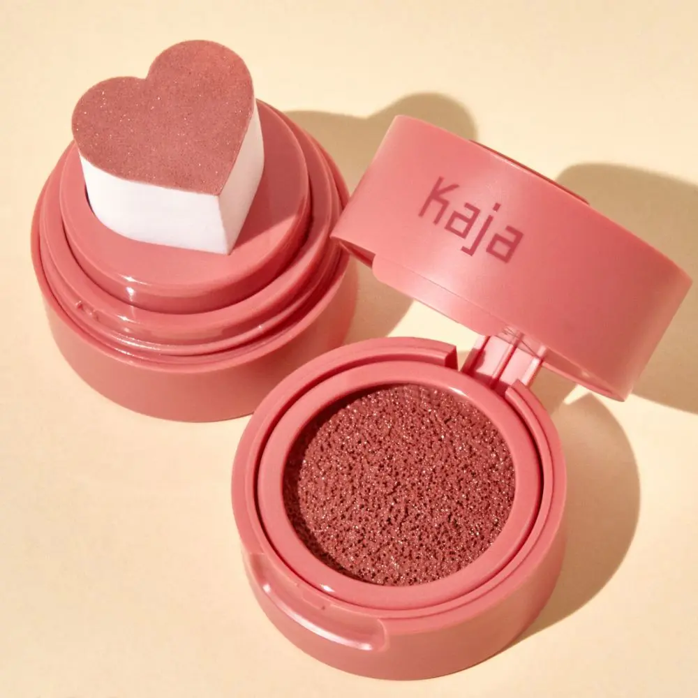 KAJA Cheeky Stamp | Blendable Liquid Blush | 03 Bossy - Soft Coral | Cruelty-free, Vegan, Paraben-free, Sulfate-free, Phthalates-free, K-Beauty