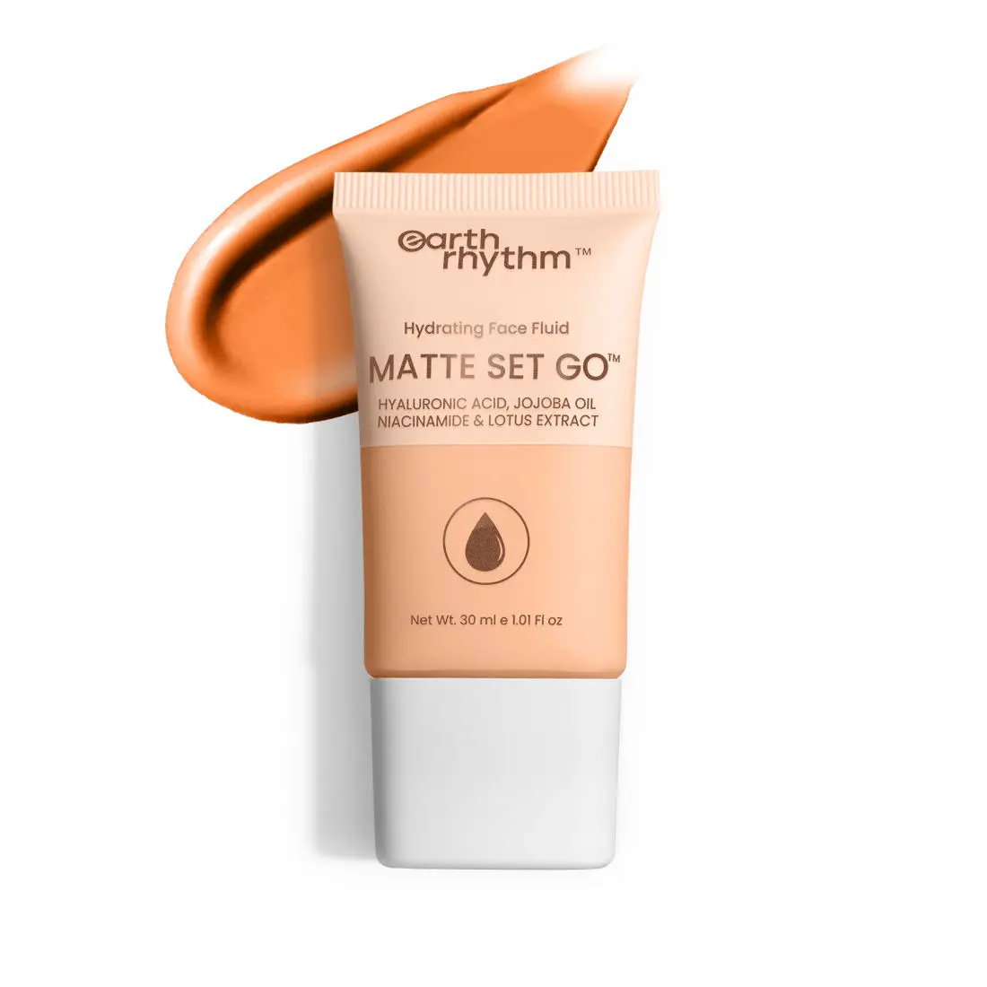 Earth Rhythm Hydrating Matte Set Go Face Fluid Foundation | SPF 30, PA++++ - SAND LAND