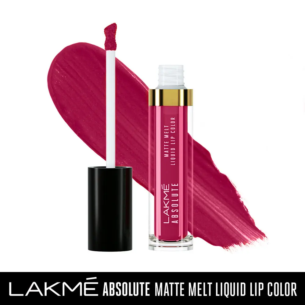 Lakme Absolute Matte Melt Liquid Lip Color, Revenge Red, 6 ml