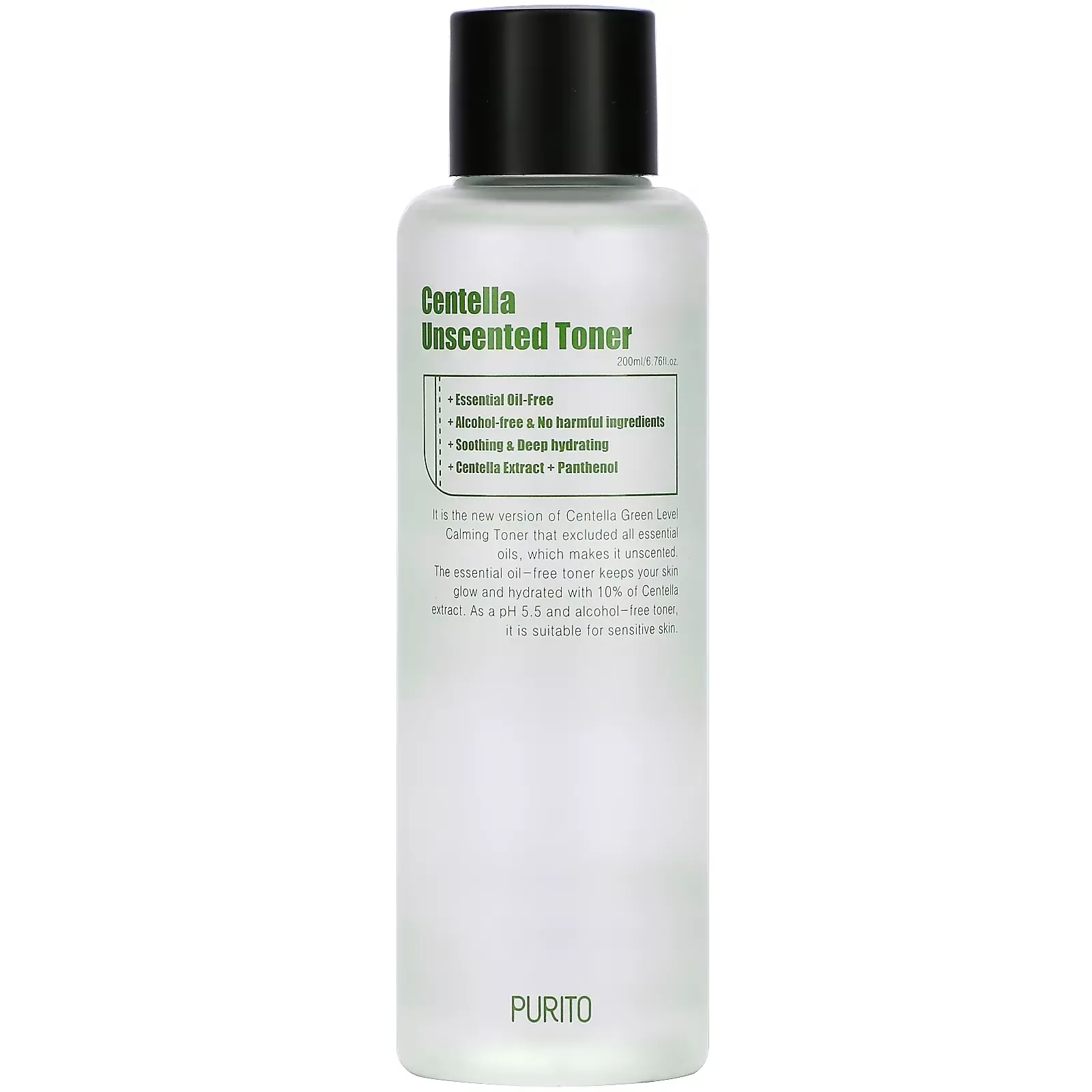 Centella Unscented Toner, 6.76 fl oz (200 ml)