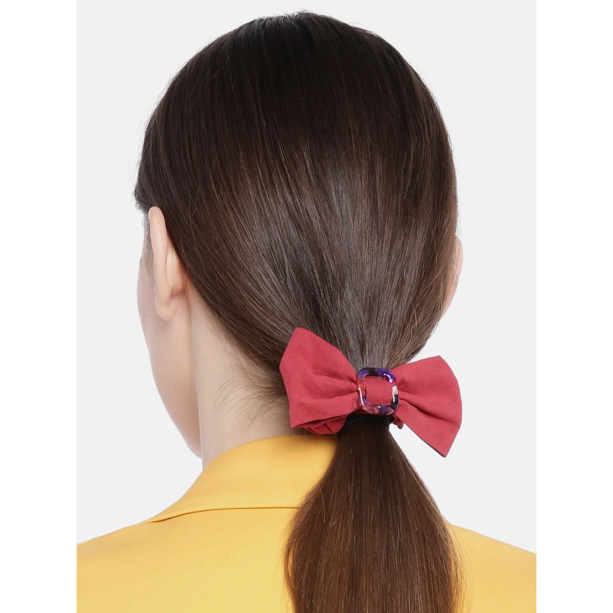 Blueberry Red Bow Scrunchies