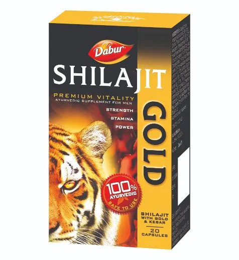 Dabur Shilajit Gold - 20 Capsules