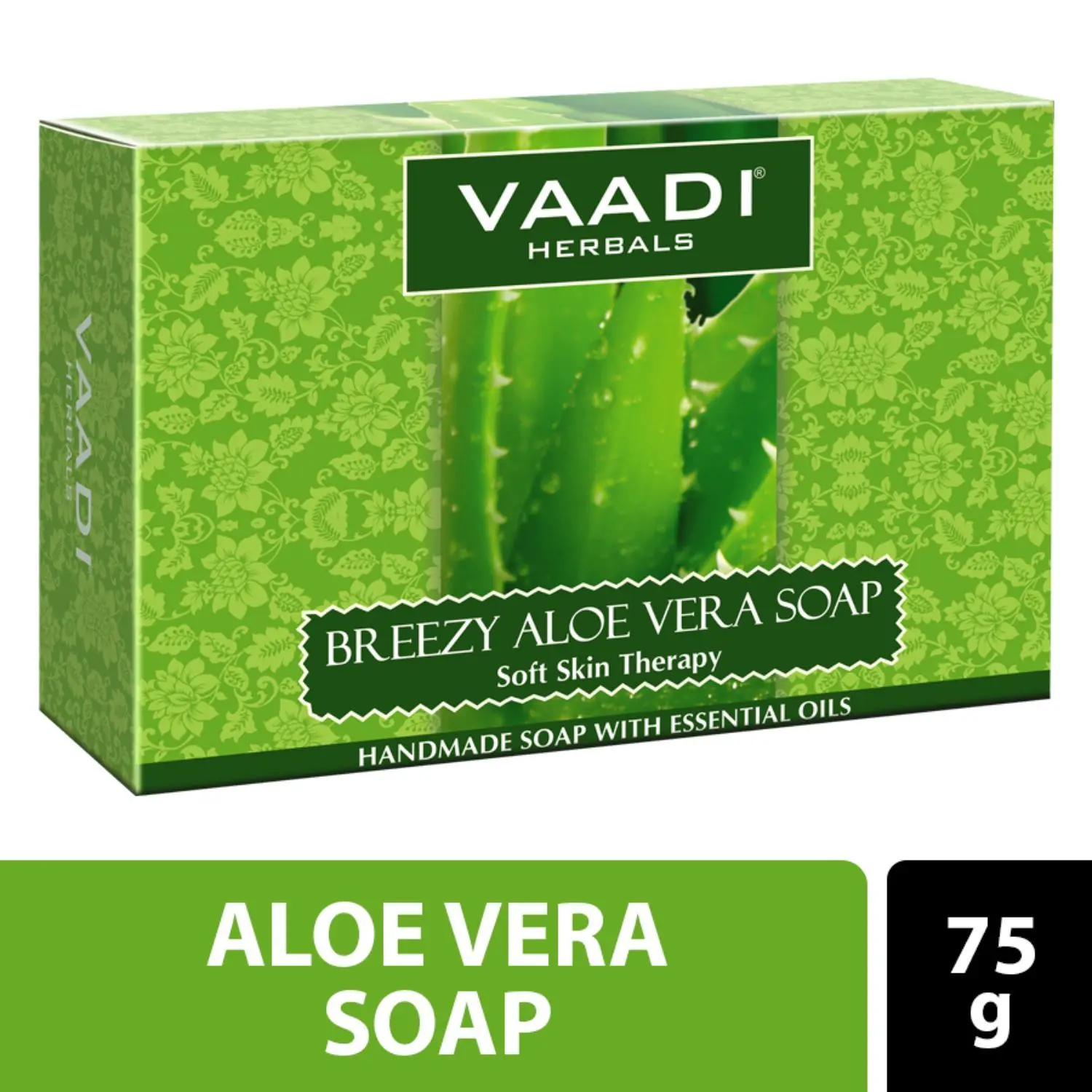 Vaadi Herbals Breezy Aloe Vera Soap (75 g)