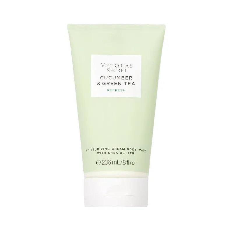 Victoria's Secret Moisturizing Cream Body Wash Refresh Cucumber & Green Tea