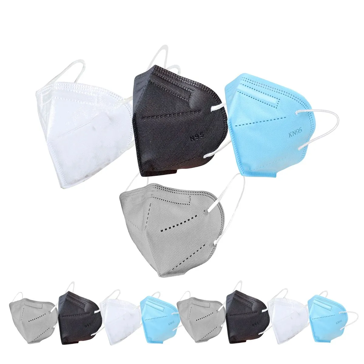 Fabula Pack of 80 Kn95/N95 Anti-Pollution Reusable 5-Layer Mask