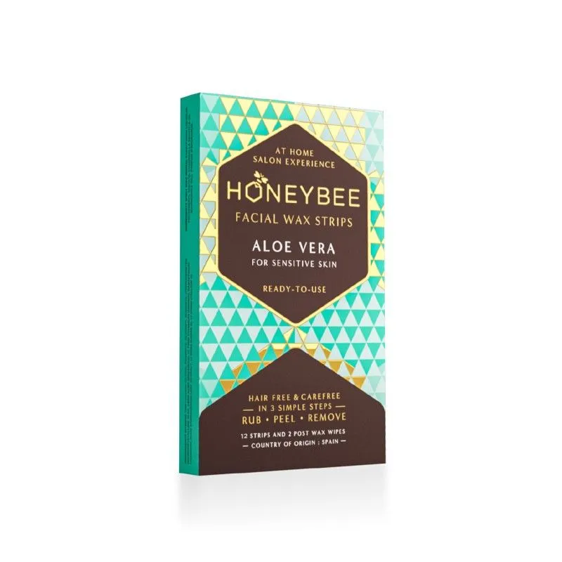 Honeybee Aloe Vera Facial Wax Strips