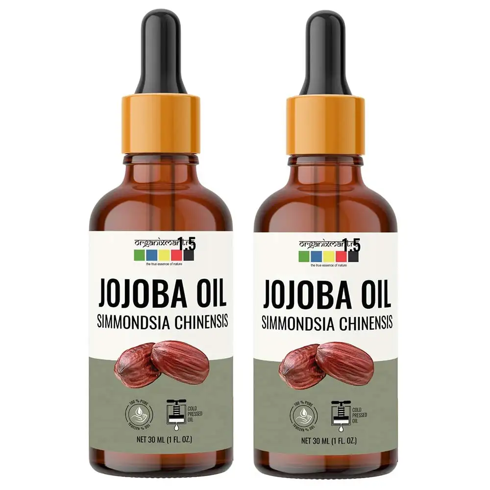 Organix Mantra Jojoba Oil,  30 ml  Cold Pressed Oil (Pack of 2)