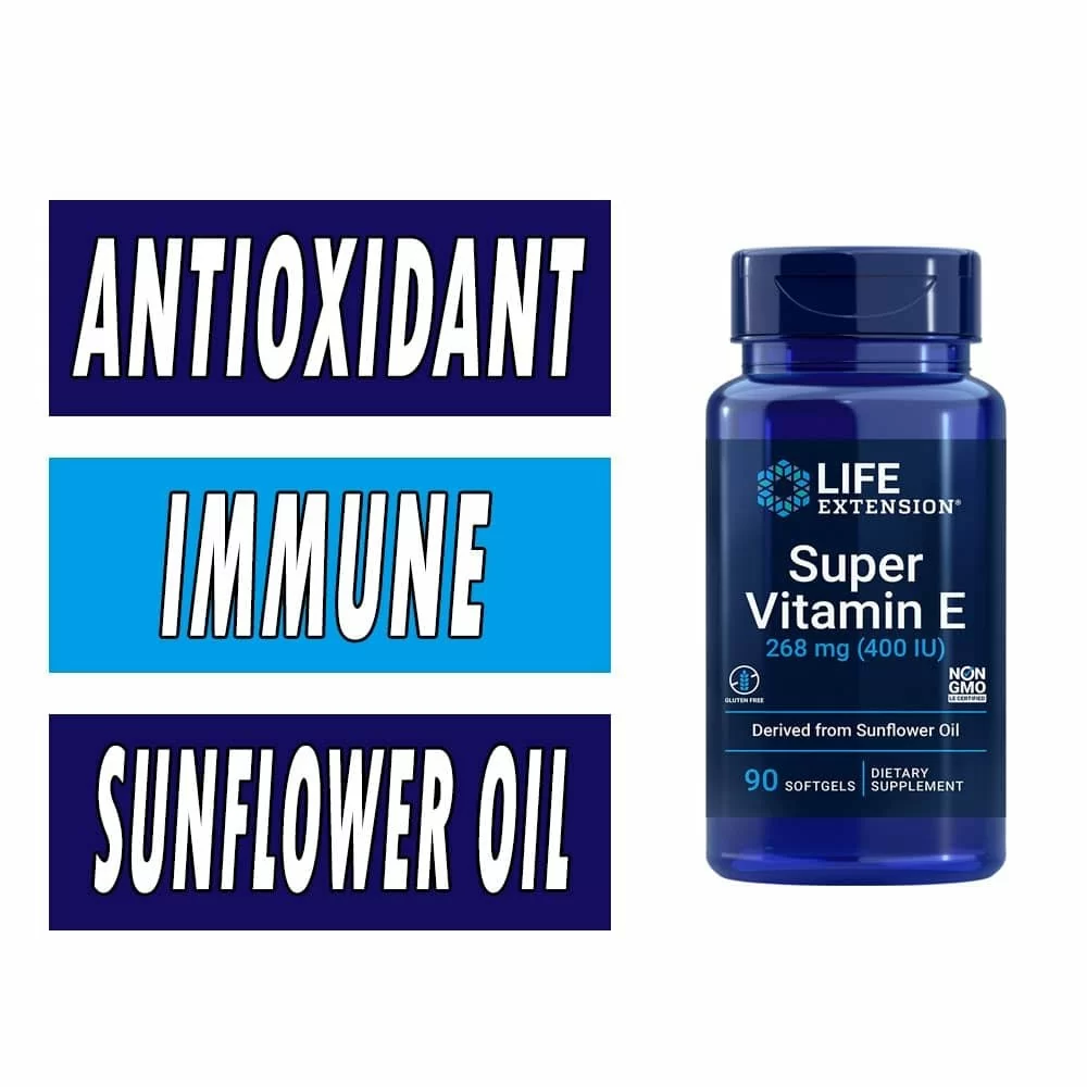 Life Extension Super Vitamin E - 90 Softgels