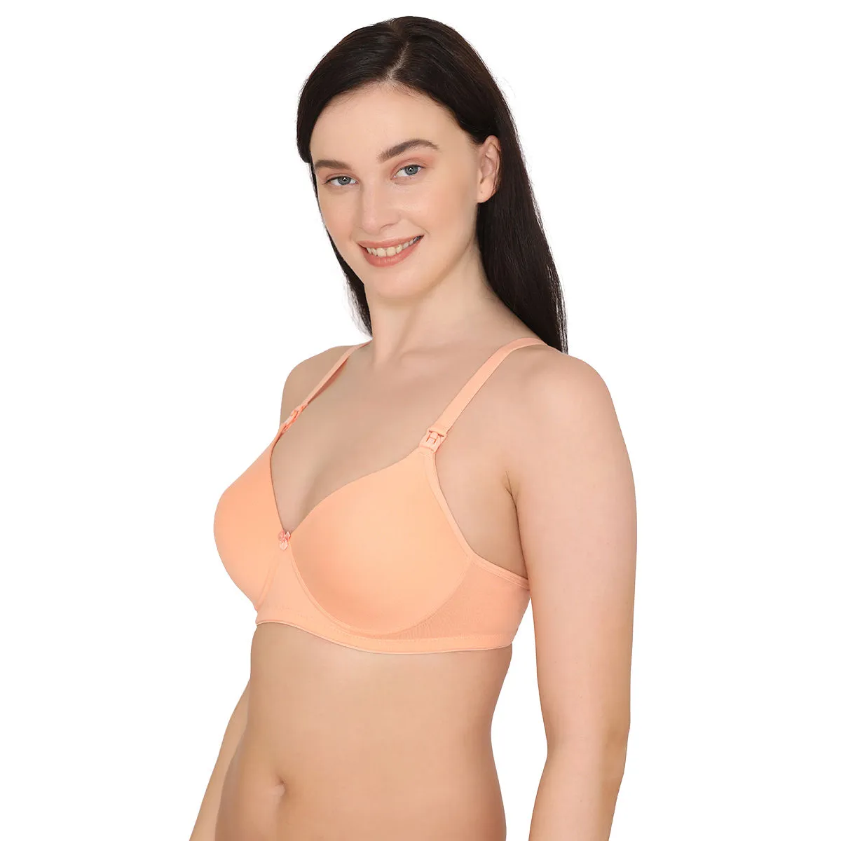 Nejo Feeding/Nursing Maternity Padded Bra - Peach (36D)