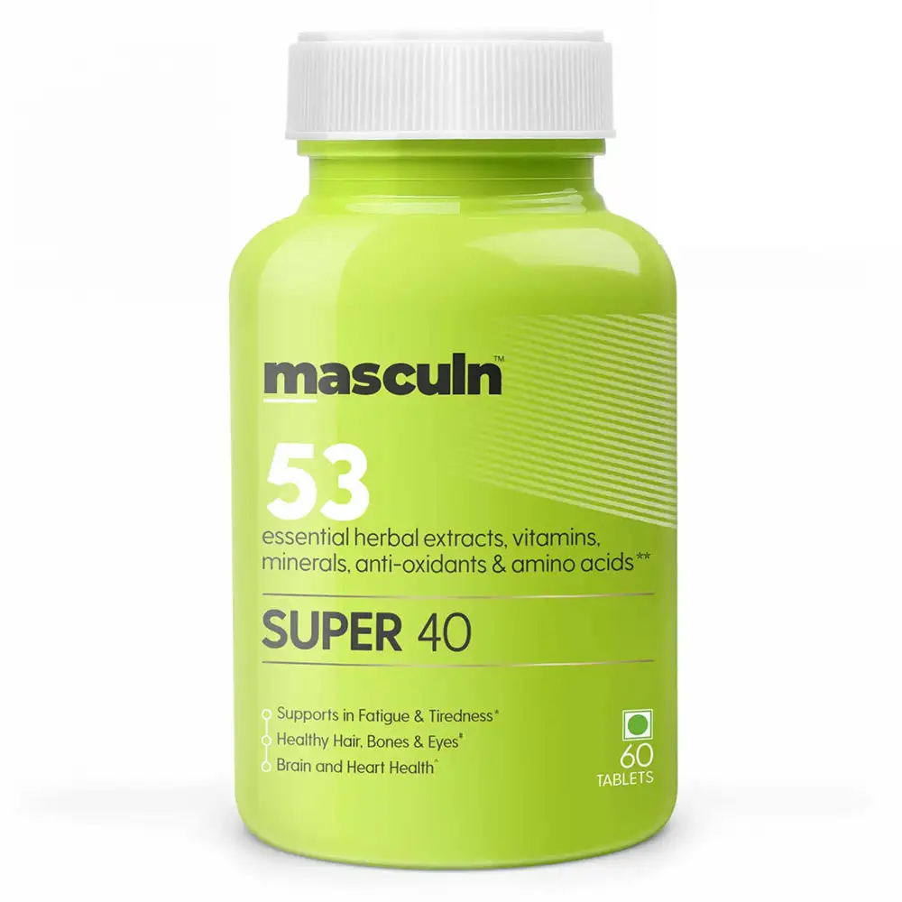 Masculn Super 40,  Unflavoured  60 tablet(s)