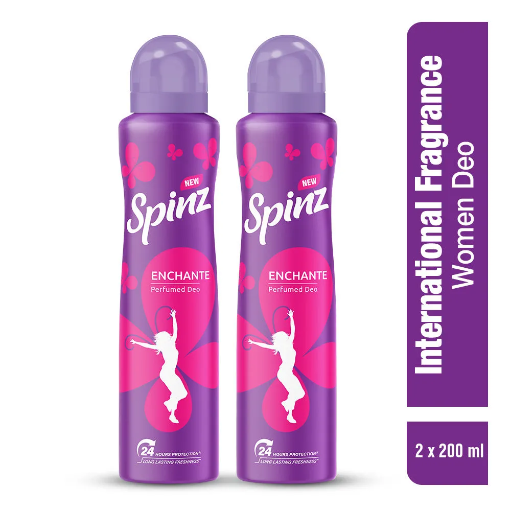 Spinz Enchante Perfumed Deo (Pack Of 2)