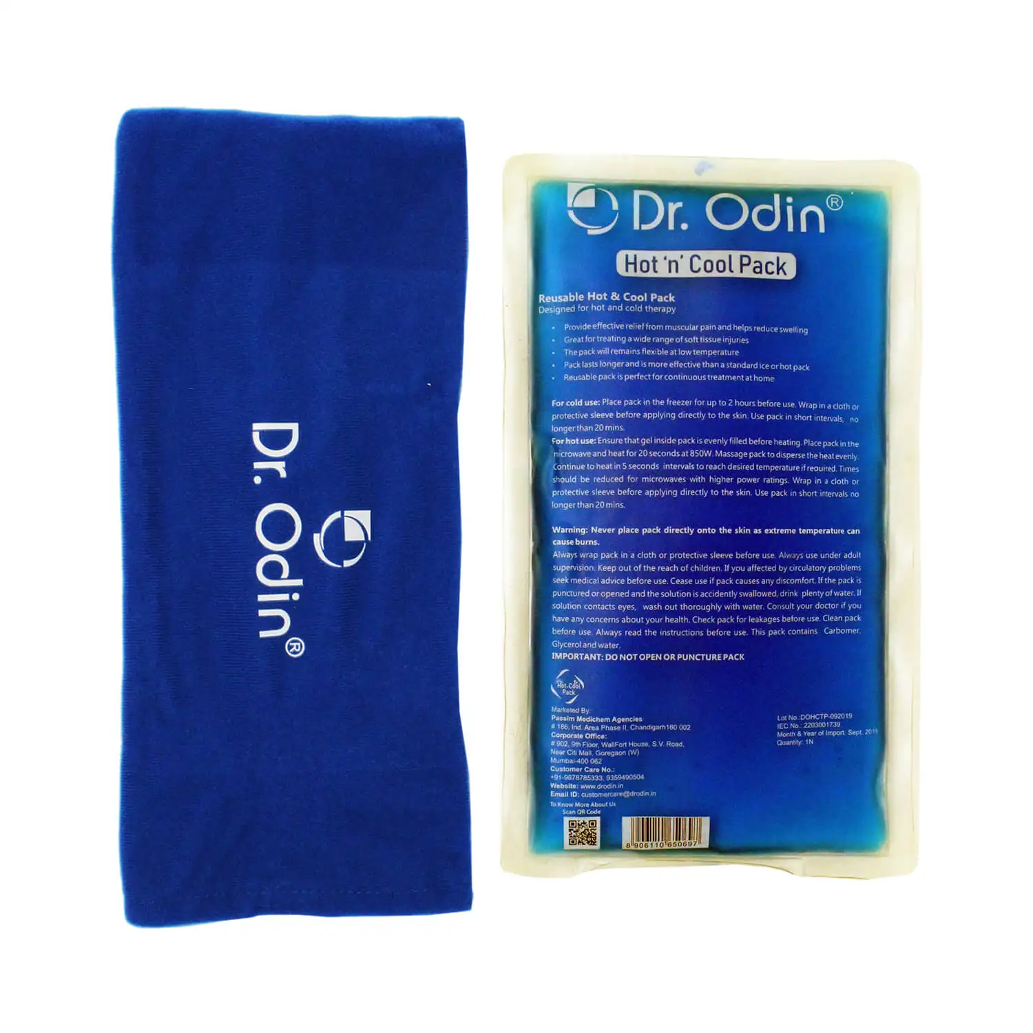 Dr. Odin Hot & Cool Pack Blue,  1 Piece(s)/Pack