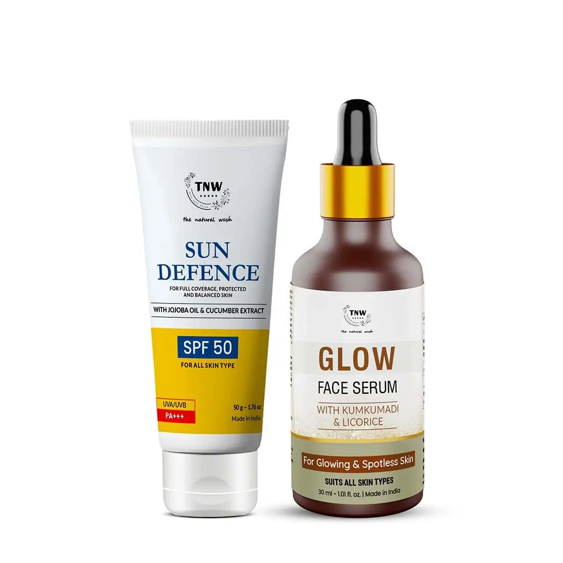 Combo of 2- SPF Cream 50 gm & Glow Face Serum 30ml