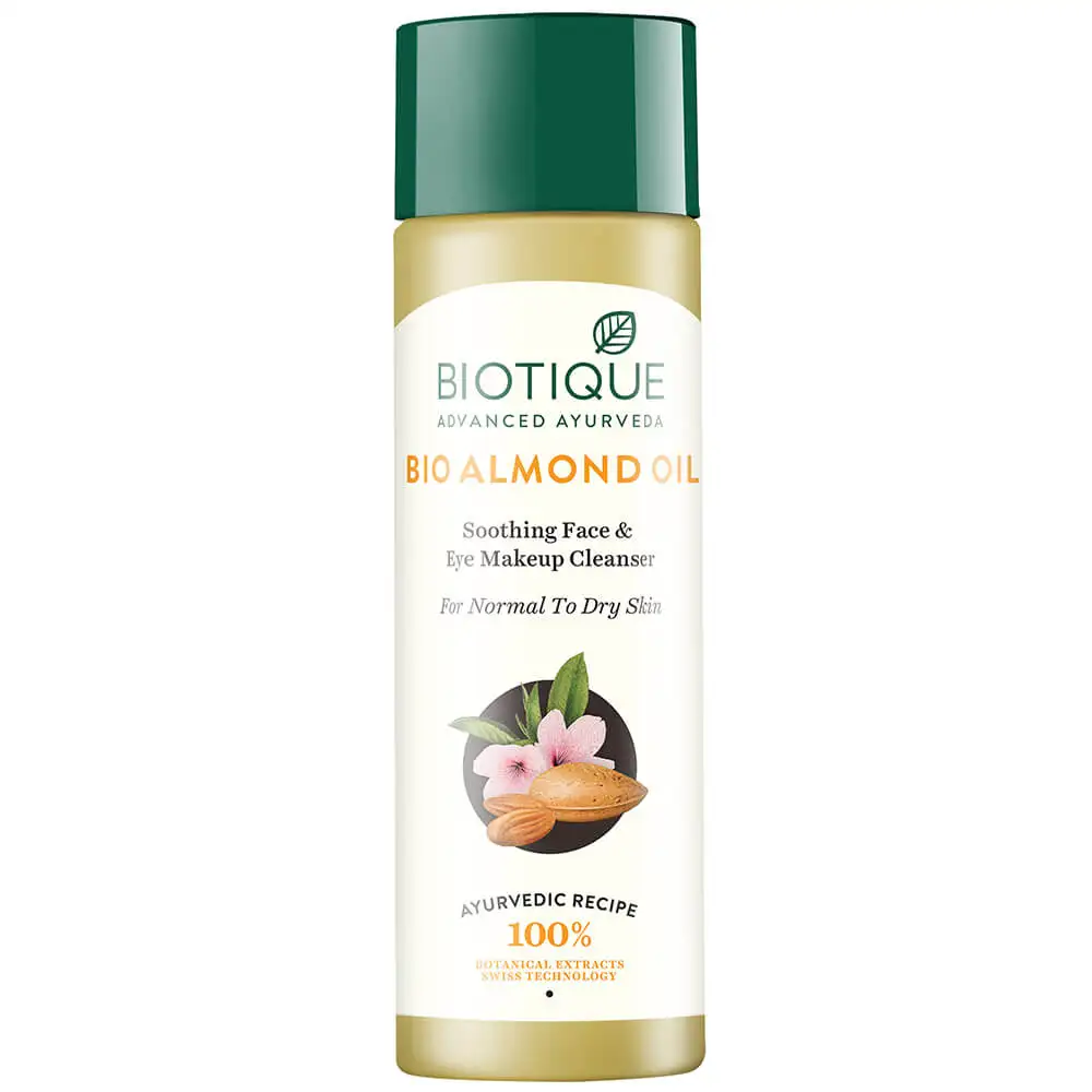 Biotique Soothing Face & Eye Makeup Cleanser,  120 ml  Bio Almond Oil