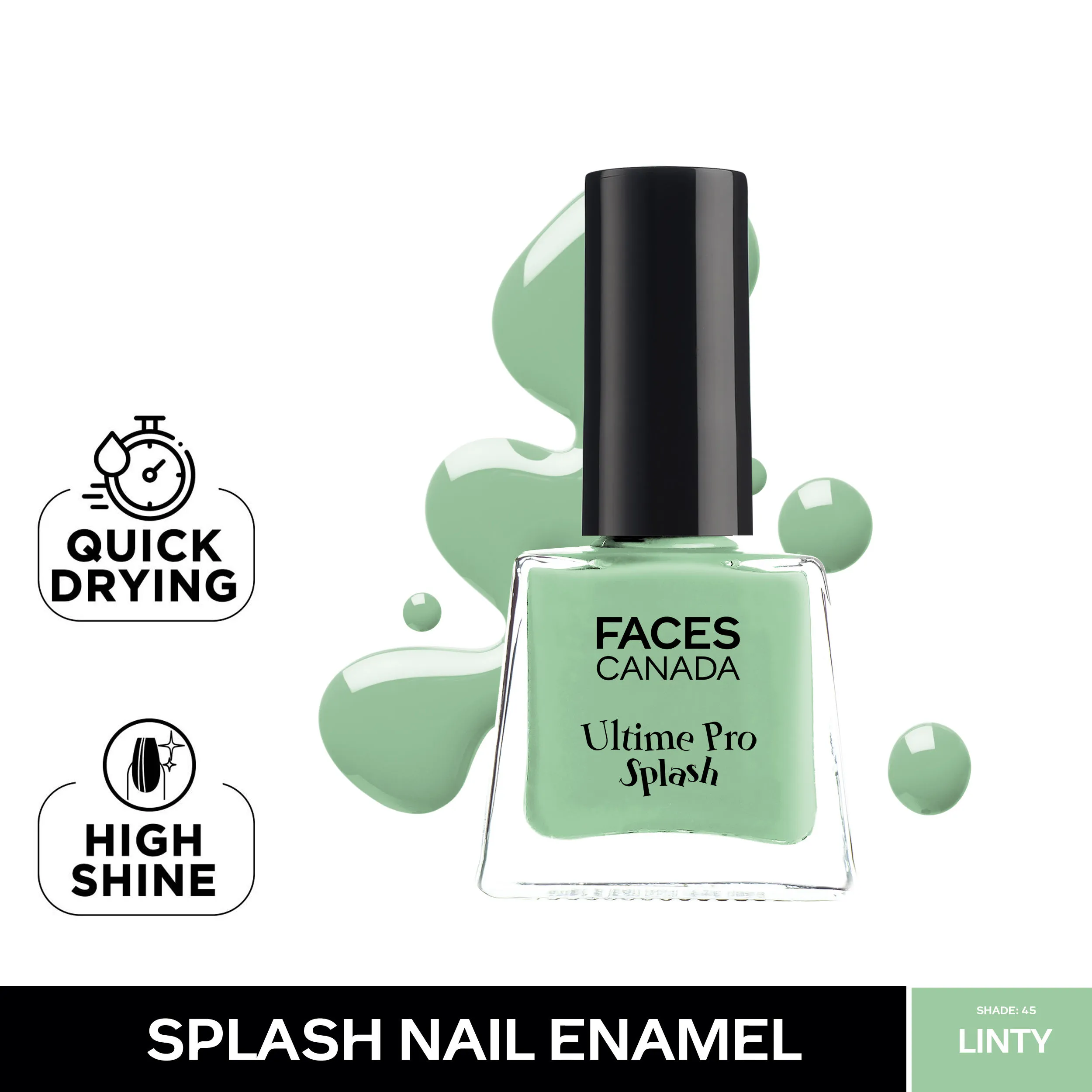 Faces Canada Ultime Pro Splash Nail Enamel - Linty 45