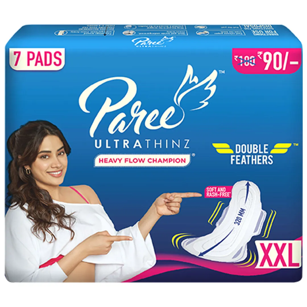 Paree Ultra Thinz XXL (Tri-Fold) - 7 Sanitary Pads