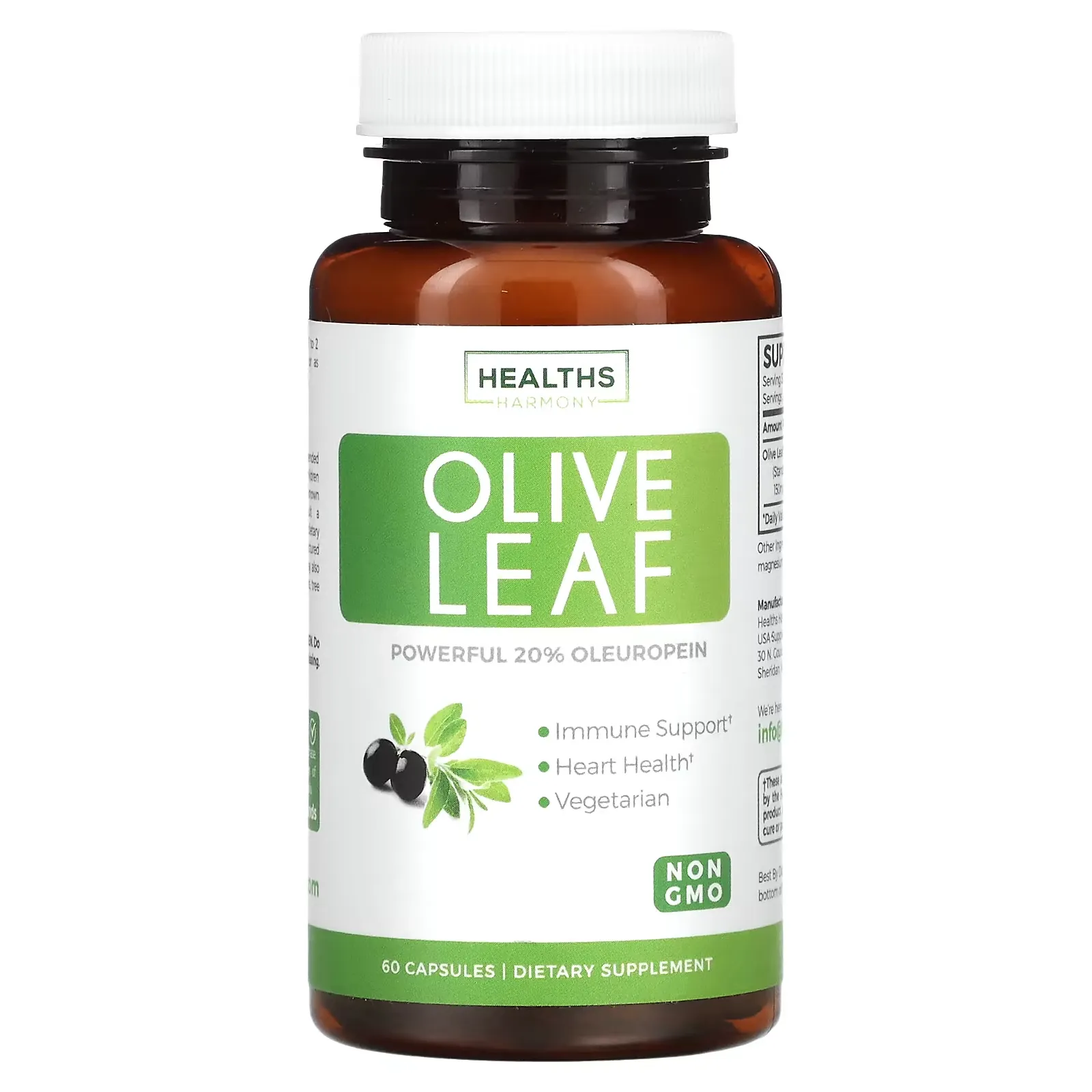 Olive Leaf, 60 Capsules