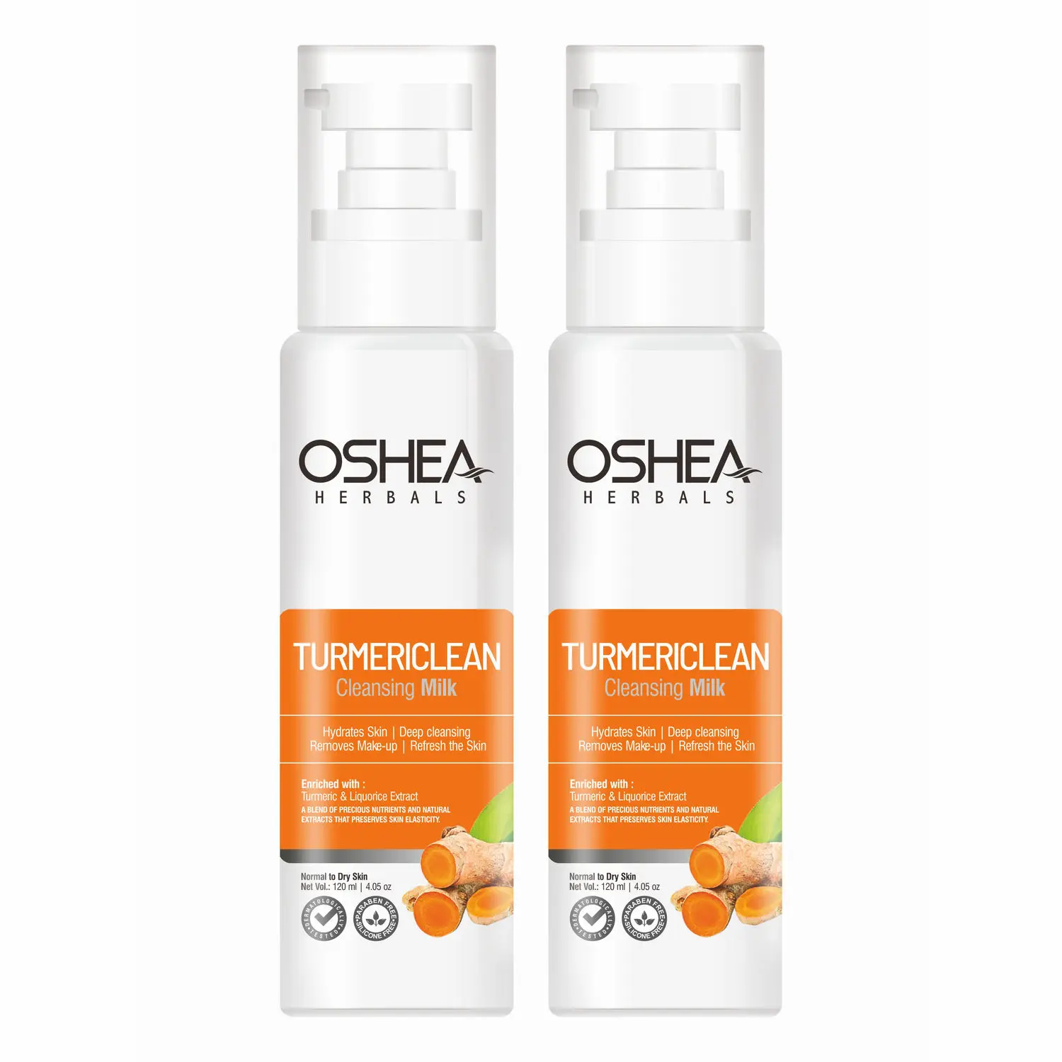 OSHEA HERBALS Turmericlean Cleansing Lotion (Pack of 2 )